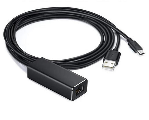 Ethernet Adapter For Fire TV Stick 480 Mbps Micro USB Conversion Cable