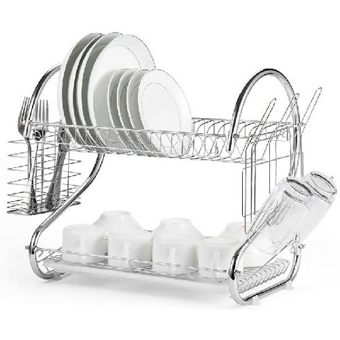 Over Sink Storage Shelf, Display Kitchen Dish Drying Rack.