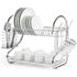 Over Sink Storage Shelf, Display Kitchen Dish Drying Rack.