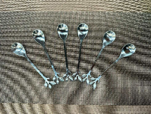 Silver Leaf Design Spoon