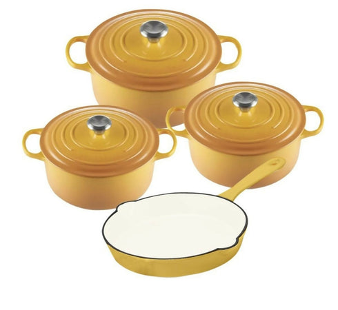 Portable Non-stick Cast Iron Pots 7 Piece