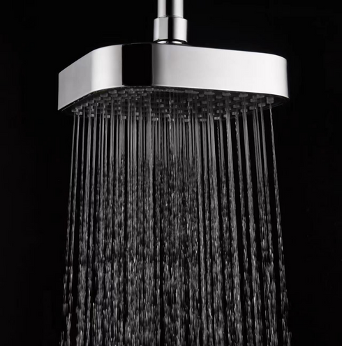 14cm Square Overhead Shower