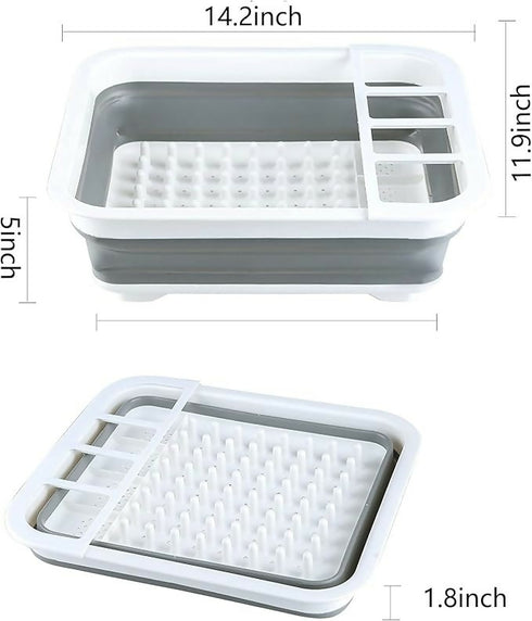 Collapsible Dish Drainer Foldable Drying Rack