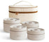 4 Piece Lunch Box Set Includes Bag with the Spoon and Fork