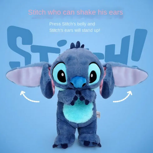 Stitch Breathing Motion & Musical Plush Toy with Soothing Light