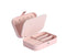 Flip Double Layer Jewelry Box Portable Jewelry Storage Box - pink