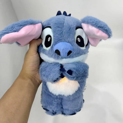 Stitch Breathing Motion & Musical Plush Toy with Soothing Light