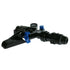 360 Degree Rotary Spray Sprinkler Garden Irrigation Watering System Black
