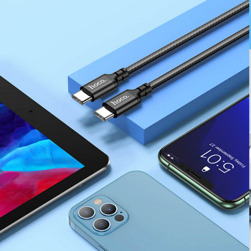 Double Speed 60W Charging Data Cable Type-C to Type-C 1m X14