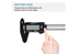 Digital Caliper 150mm Calipers Measuring Tool with Large LCD Screen