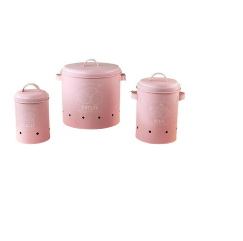Portable Potato Onion Garlic Fresh Keeping Storage Can