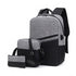 Three-piece Backpack Men's Business Computer Bag.