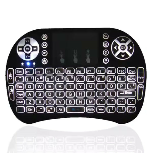 Mini Wireless Keyboard with Touchpad & Backlight
