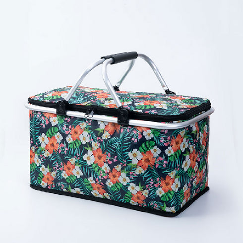 Collapsible Large Lunch Box Soft Tote Cooler Bag.