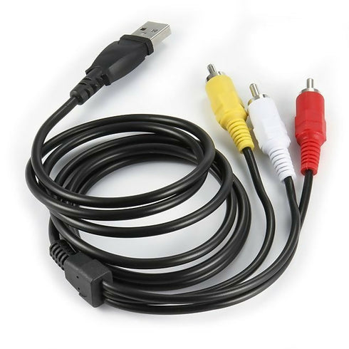 USB TO 3RCA LOTUS MALE CABLE