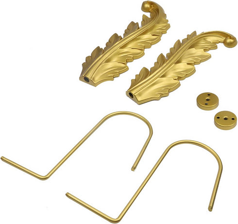 Leaf Shaped Curtain Holdbacks