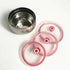 3pcs Set Fresh Box 14/16/18cm Stainless Steel Food Container With Airtight Lid