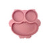 Owl-shaped Anti-slip Silicone Baby Tableware.