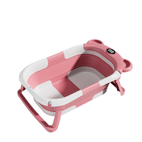Folding Bathtub, Baby Collapsible, Standing Infant Baby Bath Tubs.
