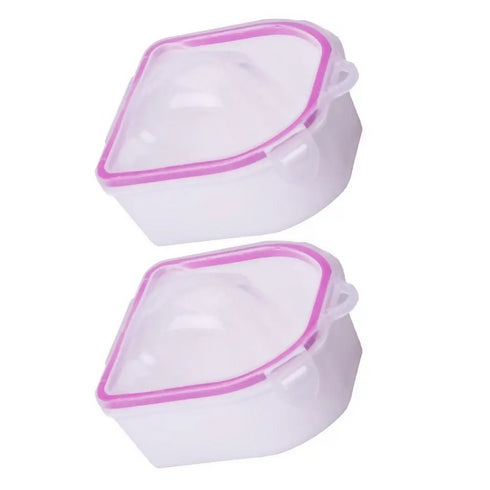 UV Gel Nail Polish Soak Off Bowl - pack of 2 - purple