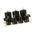 Porcelain Canisters Set Serving Container for Candy Dry Food Black