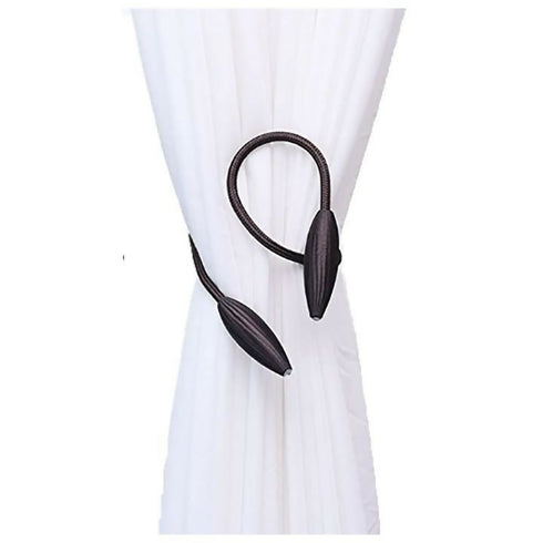 2 Pack Curtain Tiebacks -Dark Brown