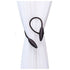 2 Pack Curtain Tiebacks -Dark Brown