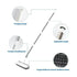 3-in-1 L-Shaped Floor Scrub Brush with Adjustable Handle- 360 Rotating Head