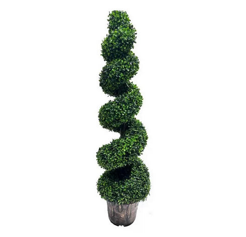 Outdoor Artificial Spiral Twist Topiary Tree