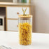 Glass Container With Wood Lid