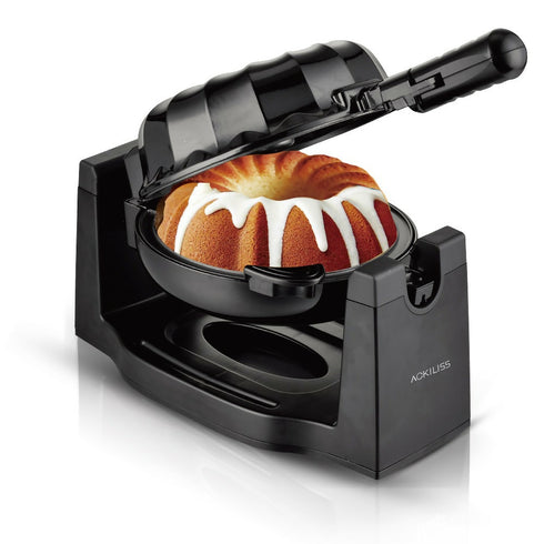 1800w Rotatable Belgian Waffle Bowl Cake Muffin Waffle Maker