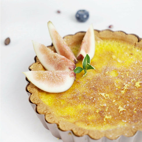 Round Baking Pans Cheesecake Pan Cake Pans Quiche Pans Non-Stick Flange Pan Removable Mini Cake Pan Set Fluted Round Cake Pan