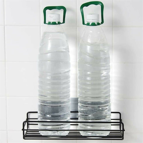 Bathroom Shelf Corner Shower Caddy Adhesive No Drilling Iron Kitchen Shelf Seasoning Bottles Holde Storage Rack