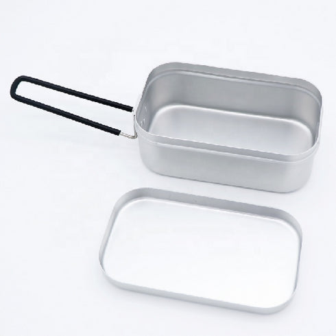 Aluminum Camping Lunch Box, Insulated Snack Box Reusable. (1.5L)