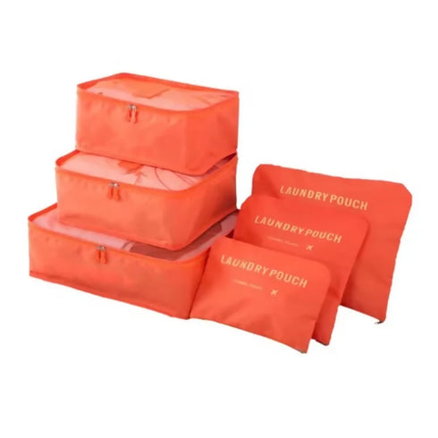 6 Set Packing Cubes Luggage Packing Organizers for Travel Accessories