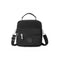 3-in-1 Multi-Pocket Backpack & Crossbody Bag - Black