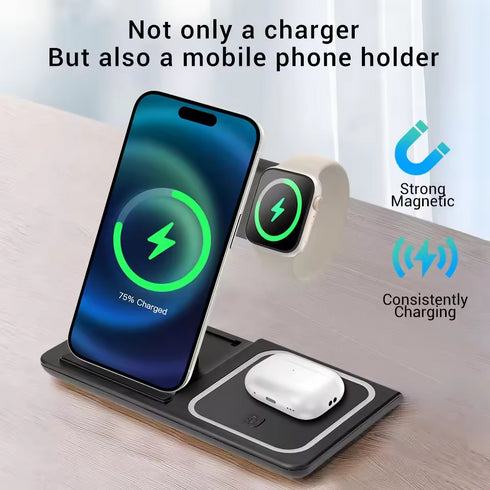 3 in 1 Magnetic Wireless Charger.