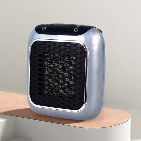 Small Electric Heater, Wall-Mounted or Desktop for Fast Heating.