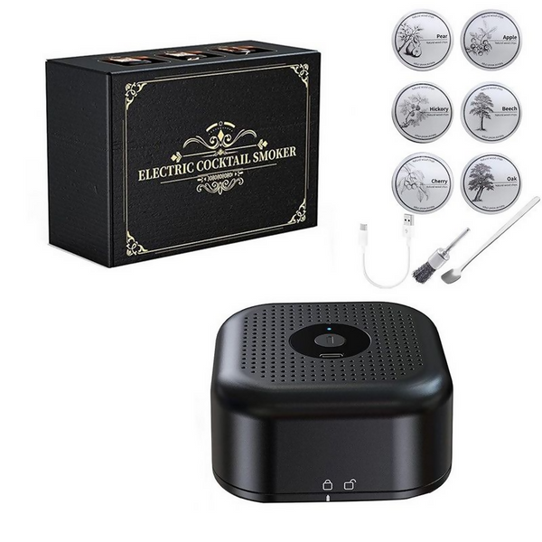 Electric cocktail Whiskey Smoker Kit