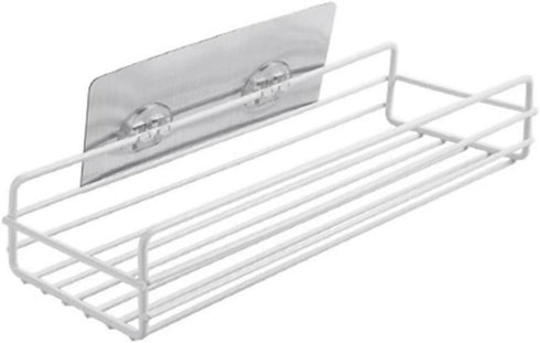 Bathroom Shelf Corner Shower Caddy Adhesive No Drilling Iron Kitchen Shelf Seasoning Bottles Holde Storage Rack