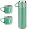 Thermal Insulated Travel Flask Set-Green