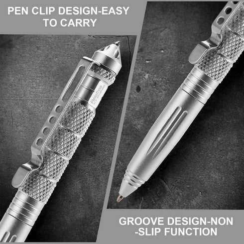 Survival Equipment Tactical Self Defense Pen Silver
