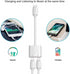 2 in 1 Dual Lightning Charger Cable Aux Audio Adapter Converter for iPhone