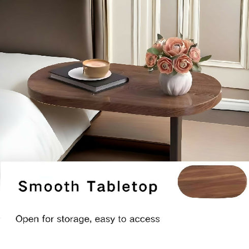 Oval End Table Bed Sofa C-Shaped