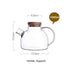 Glass Water Jug with Wooden Lid