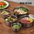 Stainless Steel Fresh-Keeping Box Five-5 Piece Set