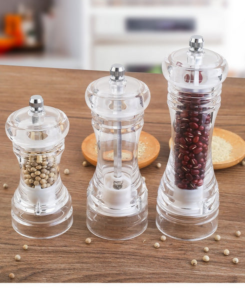 Plastic pepper grinder