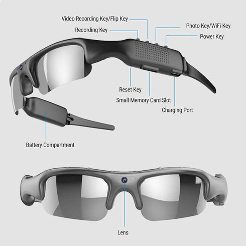 Smart bike glasses