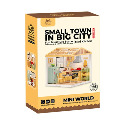 Kids Educational Toys 3D Building Blocks DIY Assembled Handmade Hut