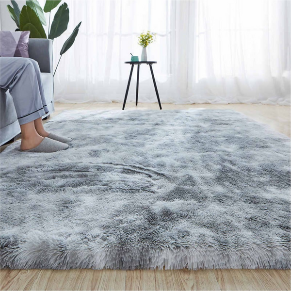 Soft Fluffy 150 x 200 Rug - Grey